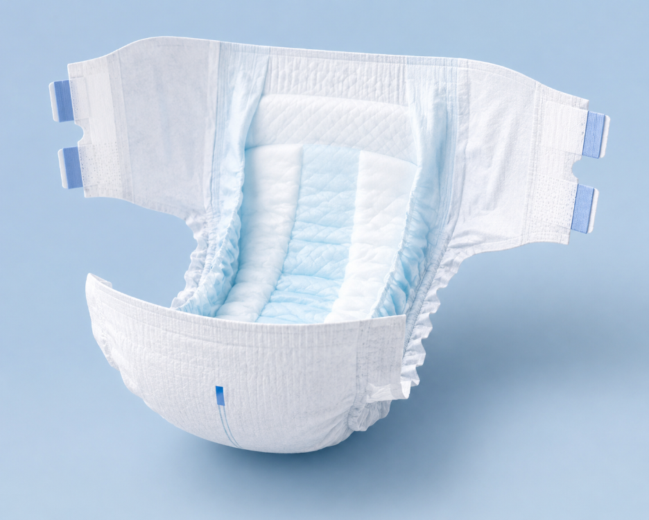 Adult diapers with high absorbency