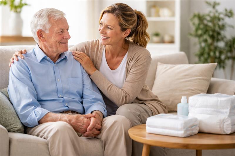 dementia patient incontinence care support