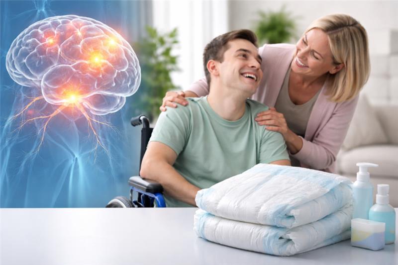 adult diaper for cerebral palsy patient caregiver assistance