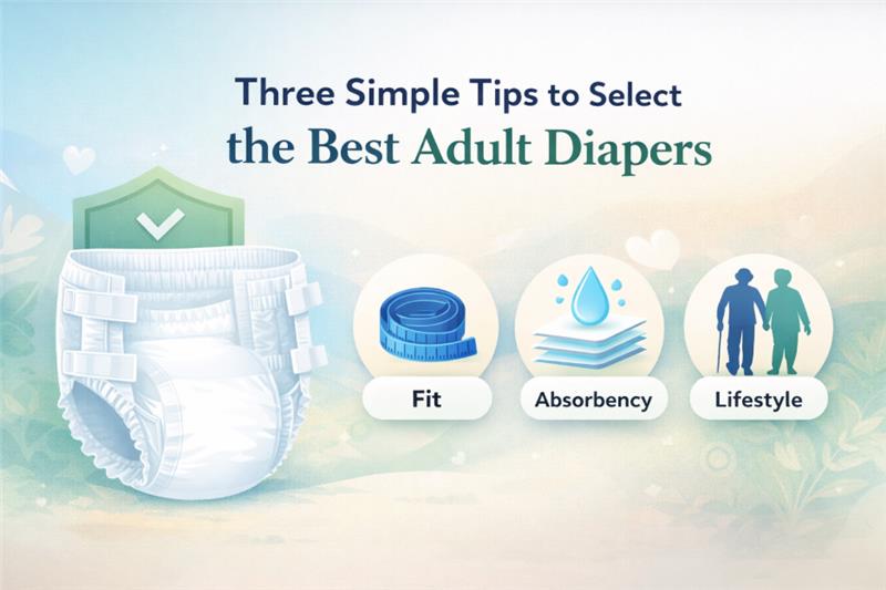 Three Simple Tips to Select the Best Adult Diapers