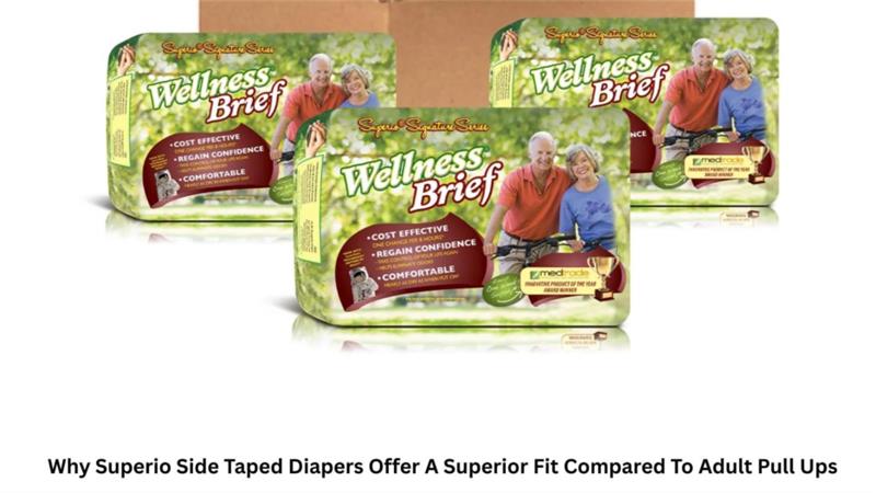 Side taped diapers