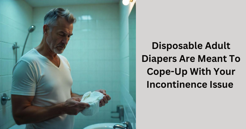 Disposable adult diapers